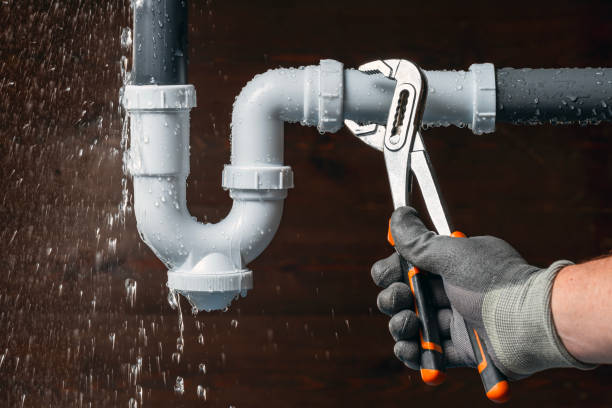 Professional Drain Cleaning technician working in Cummington, MA